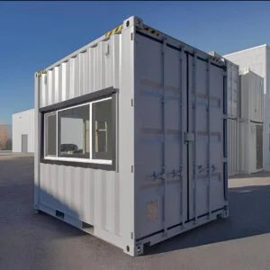 10ft x 10ft High Cube Mobile Office Container – Insulated, Climate Controlled & Turnkey