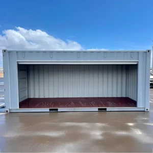 20ft Roll-Up Door Shipping Container – Cargo-Worthy, Wind & Watertight Storage