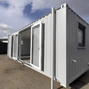 24ft x 9ft Refurbished Portable Site Office with Toilet – Sales Office & Marketing Suite